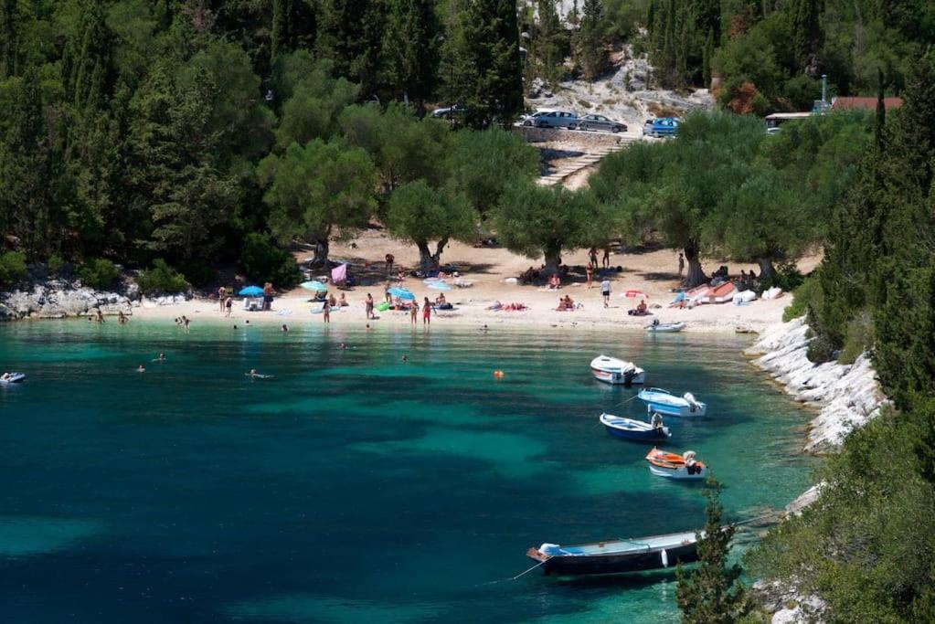 Villa Elisabeth Sea View Private Pool Fiskardo Kefalonia Kacaráta Kültér fotó