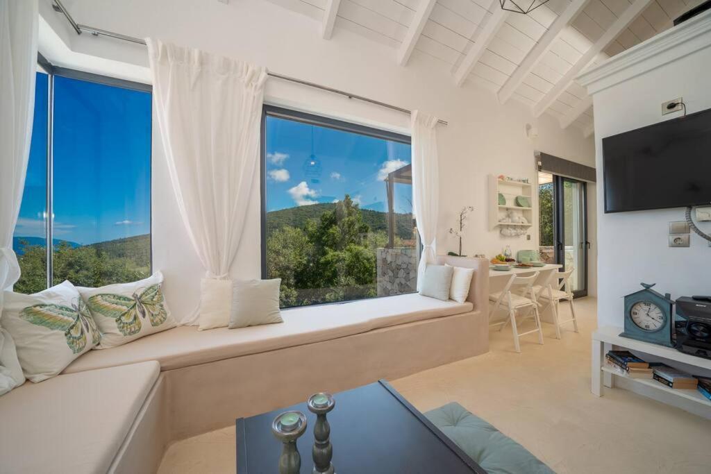 Villa Elisabeth Sea View Private Pool Fiskardo Kefalonia Kacaráta Kültér fotó